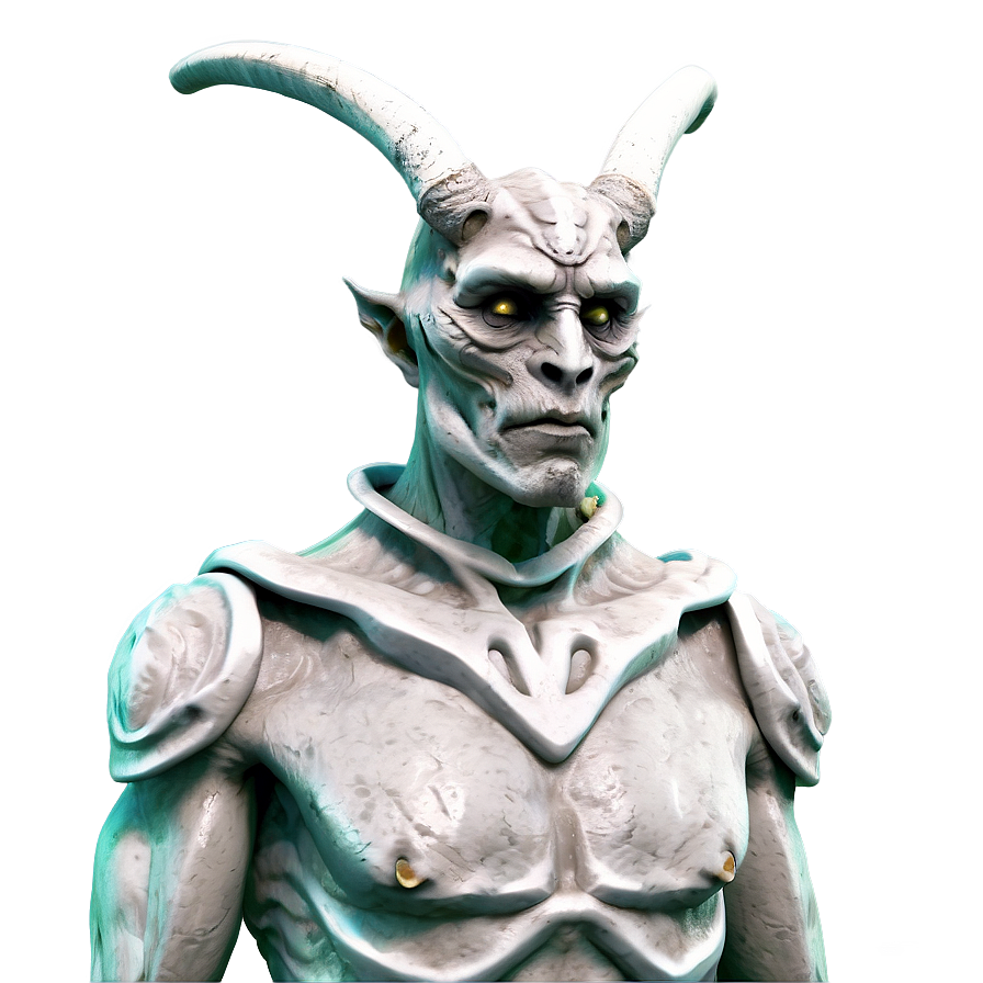 Horned Humanoid Figure Png 05242024 PNG Image