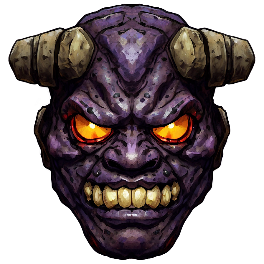 Horned Oni Drawing Png 06122024 PNG Image