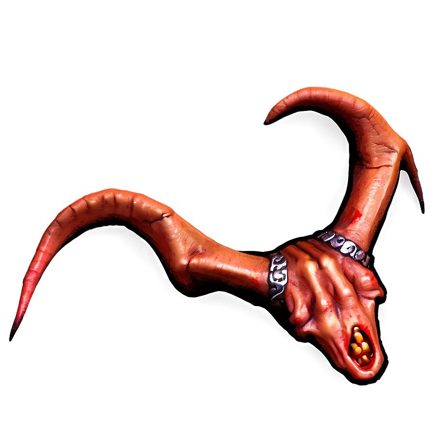 Horror Devil Horns Png Vio PNG Image