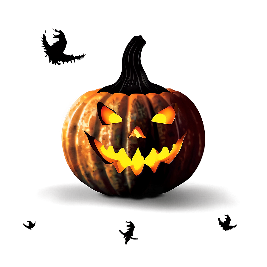 Horror Pumpkin Lantern Png Dlf64 PNG Image