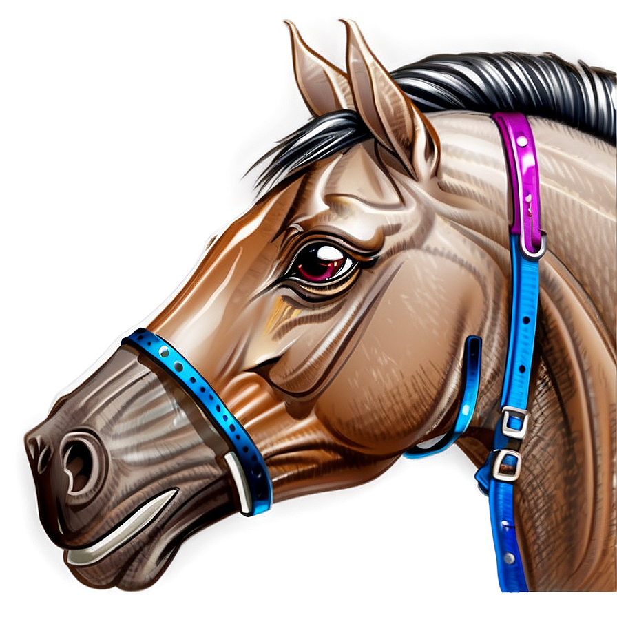 Horse Cartoon Sketch Png Jil PNG Image