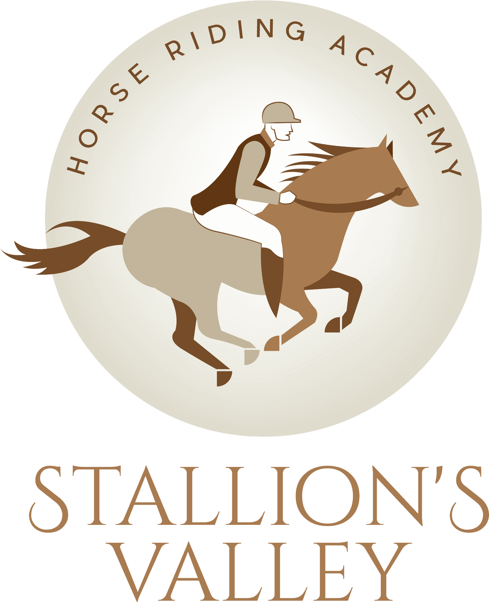 Horse Riding Academy Logo PNG Image