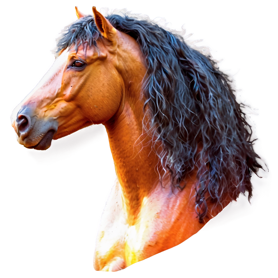 Horse Sunset Png Sqi43 PNG Image