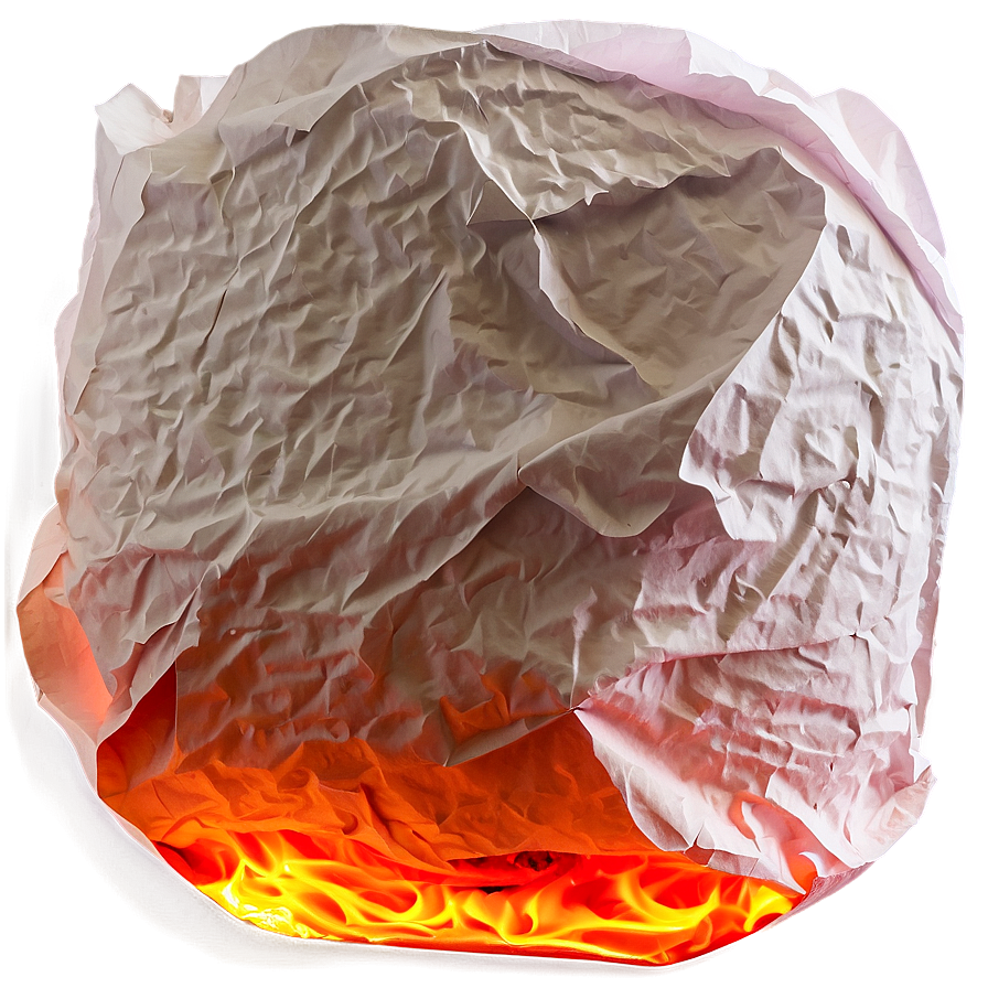 Hot Burning Paper Look Png 31 PNG Image