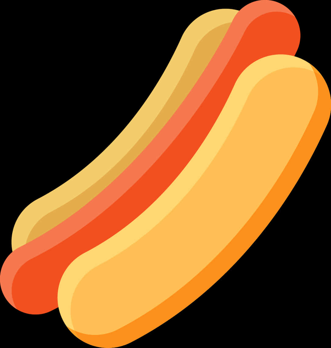 Hot Dog Vector Illustration PNG Image