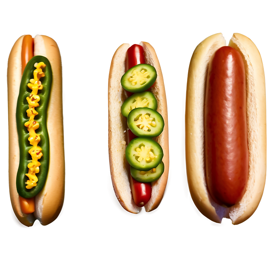 Hot Dog With Jalapenos Png 05232024 PNG Image