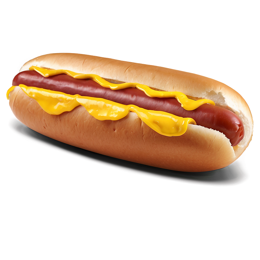 Hot Dog With Mustard Png Pct PNG Image