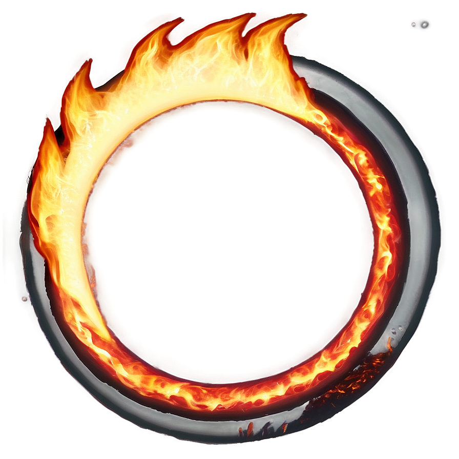 Hot Fire Circle Image Png 06272024 PNG Image