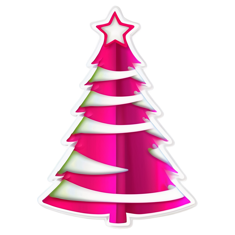 Hot Pink Christmas Tree Png 18 PNG Image