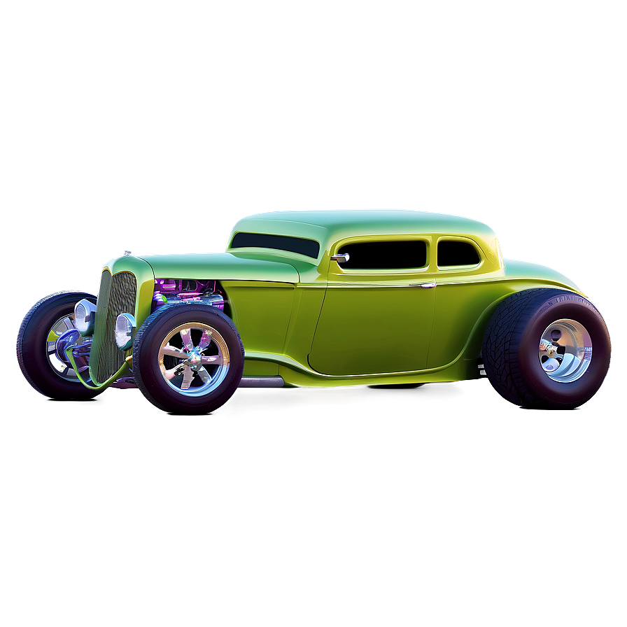 Hot Rod Car Outline Png Rtq55 PNG Image