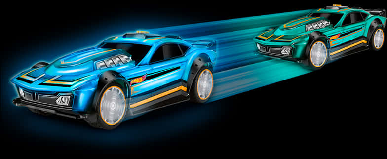 Hot Wheels Electric Racing Cars PNG Image