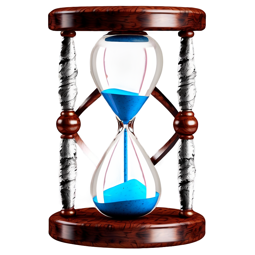 Hourglass With Reflective Surface Png Ifd36 PNG Image