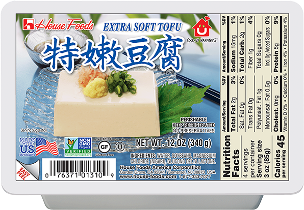 House Foods Extra Soft Tofu Package PNG Image