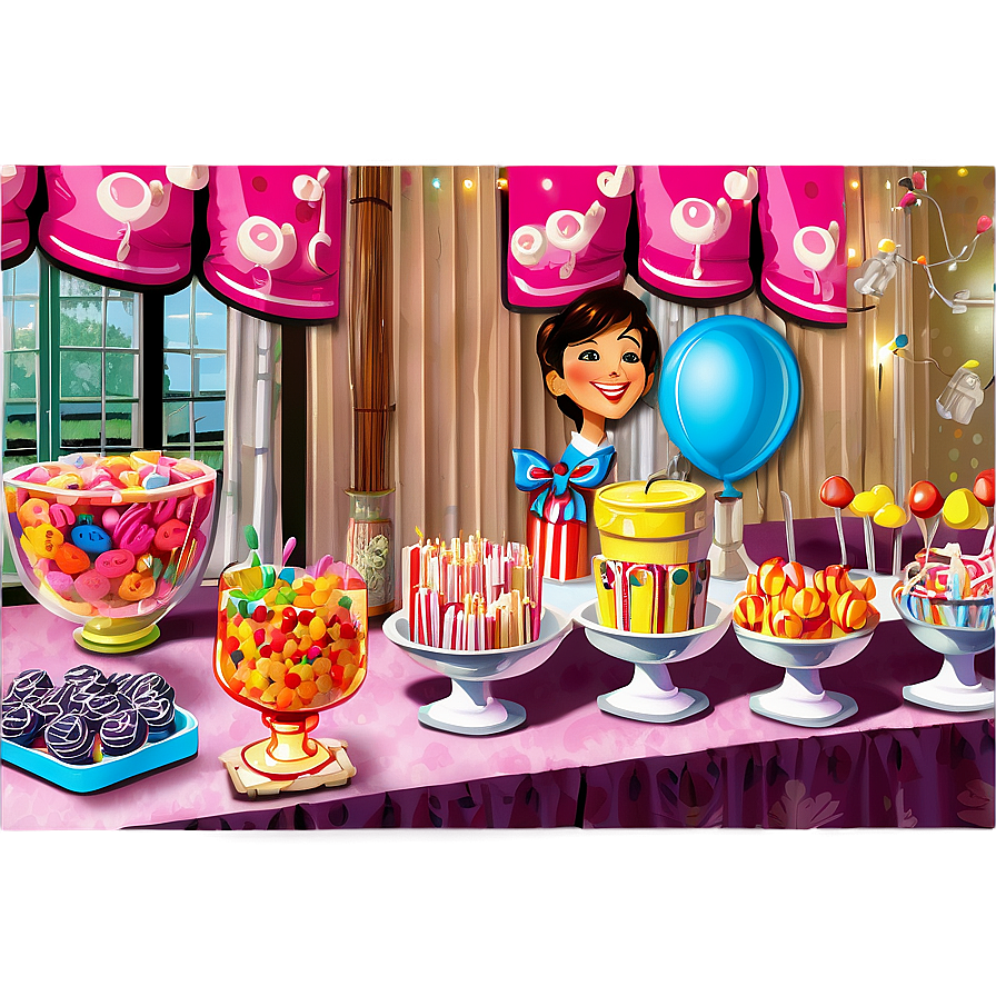 House Party Candy Buffet Png 66 PNG Image