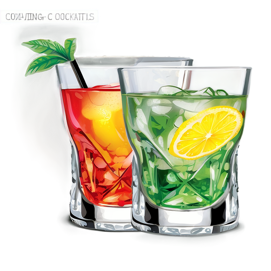 House Party Custom Cocktails Png Qwk PNG Image