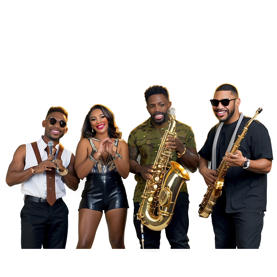 House Party Live Band Png 2 PNG Image