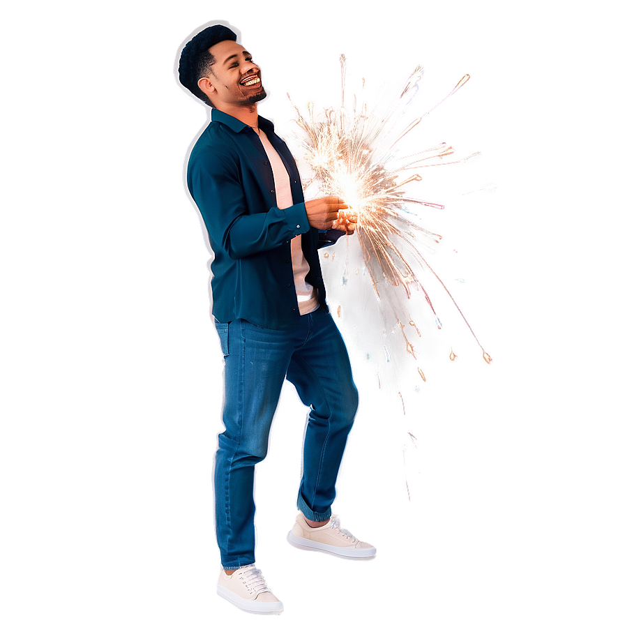 House Party Sparklers Moment Png Puf PNG Image