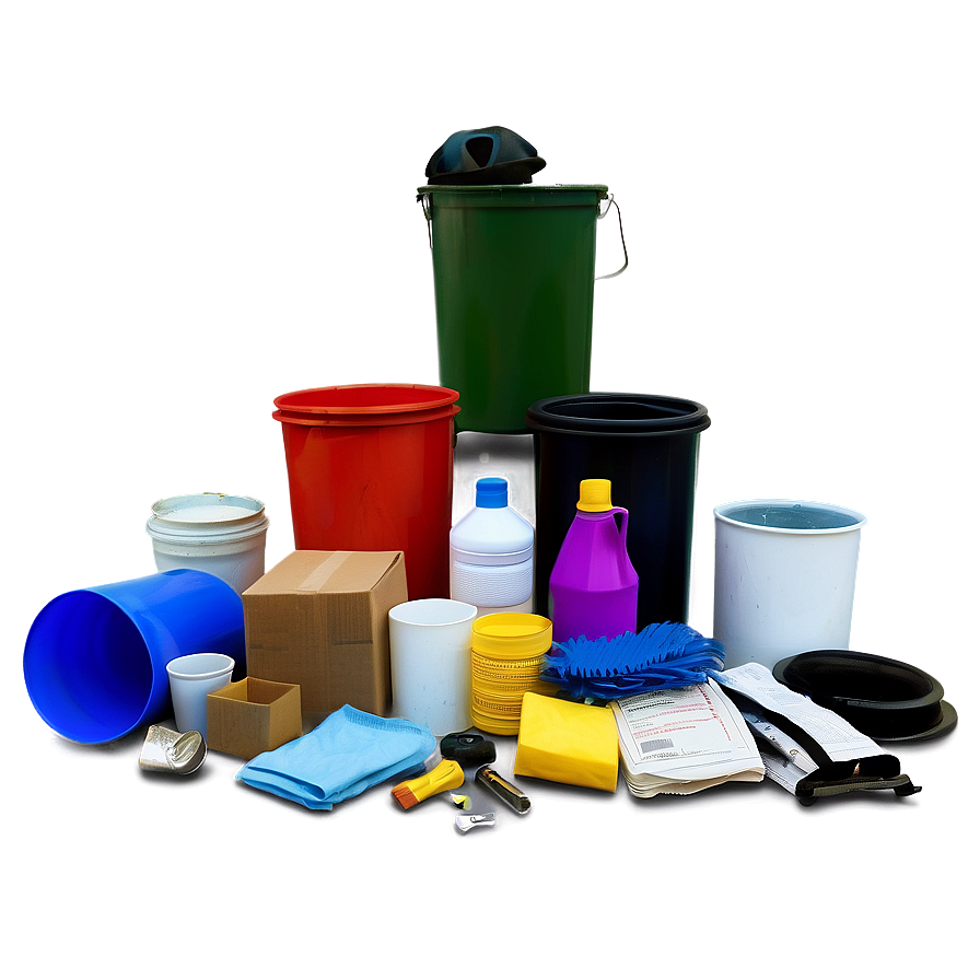 Household Junk Collection Png Ell PNG Image