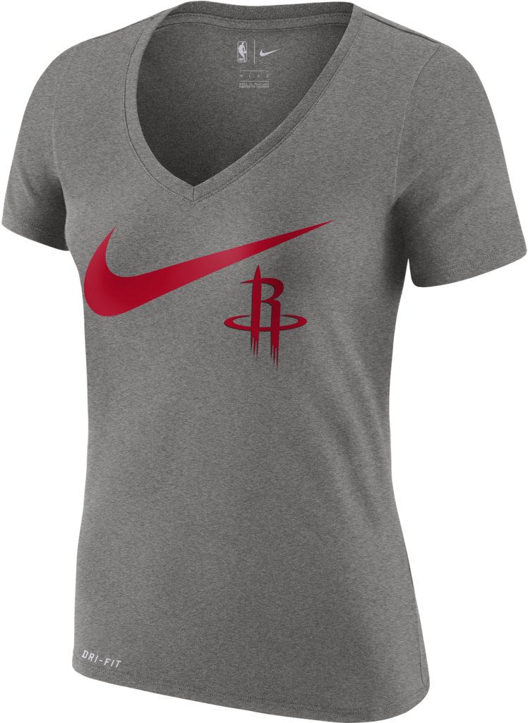 Houston Rockets Nike Dri Fit T Shirt PNG Image