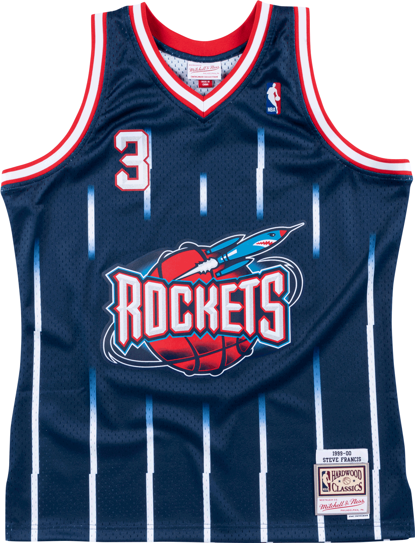 Houston Rockets Vintage Jersey Number3 PNG Image