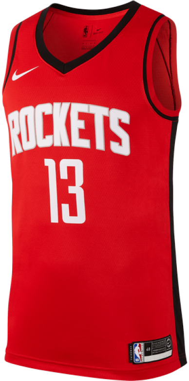 Houston Rockets13 Jersey Red PNG Image