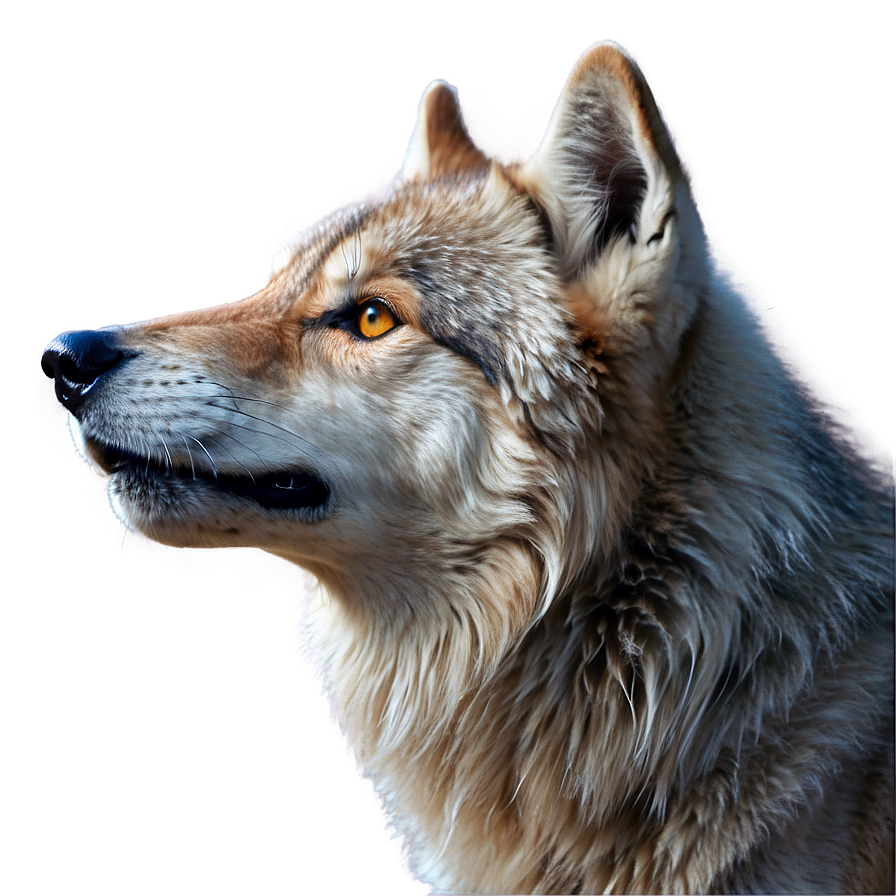 Howling Wolf Head Icon Png 06122024 PNG Image