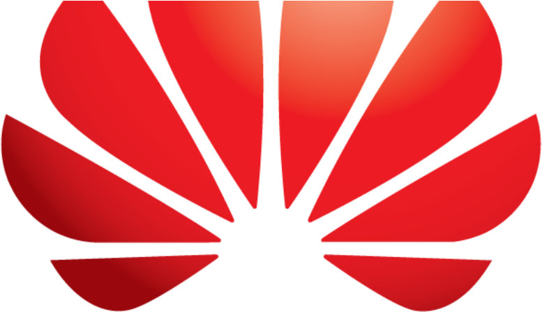 Huawei Logo Red Flower Design PNG Image