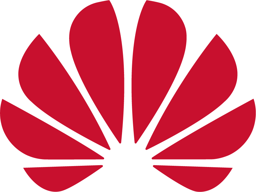 Huawei Logo Red Flower Design PNG Image