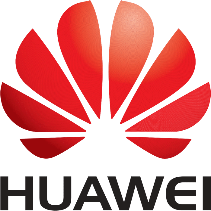 Huawei Logo Red Flower Design PNG Image