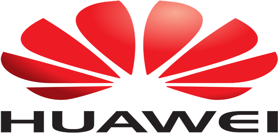 Huawei Logo Red Flower Design PNG Image