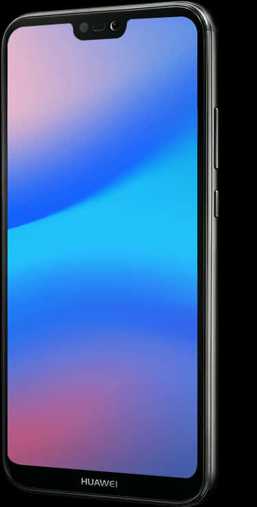 Huawei Smartphone Gradient Display PNG Image