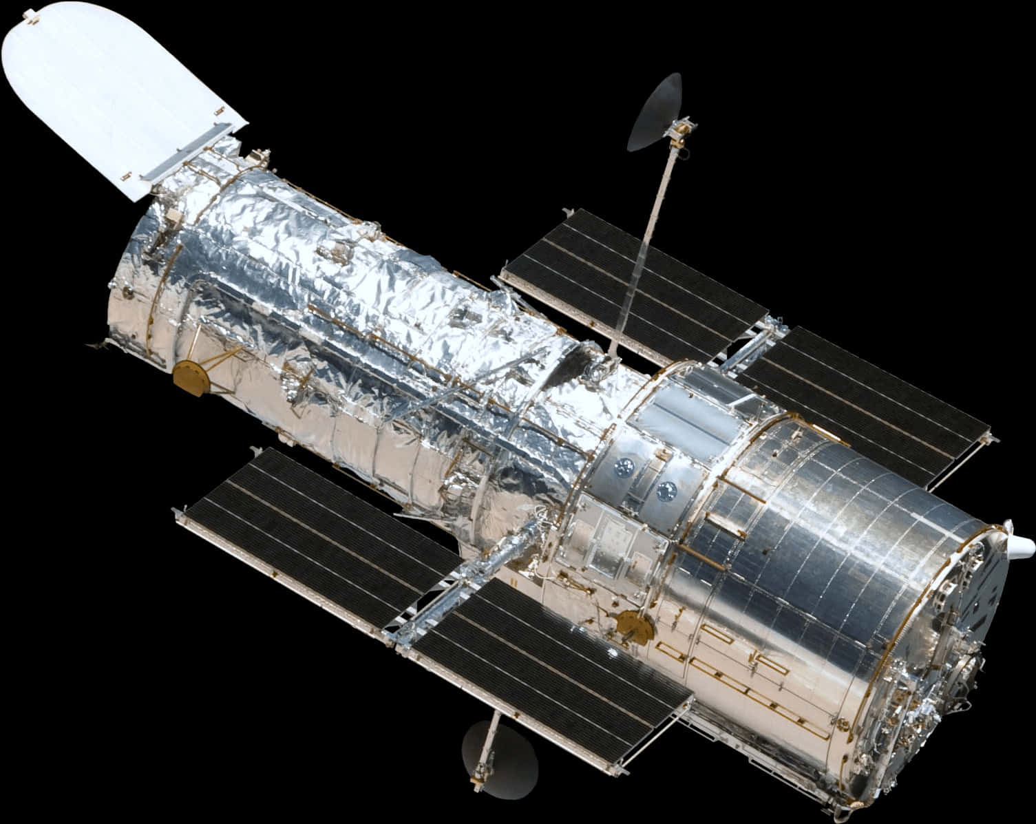 Hubble Space Telescope In Orbit PNG Image