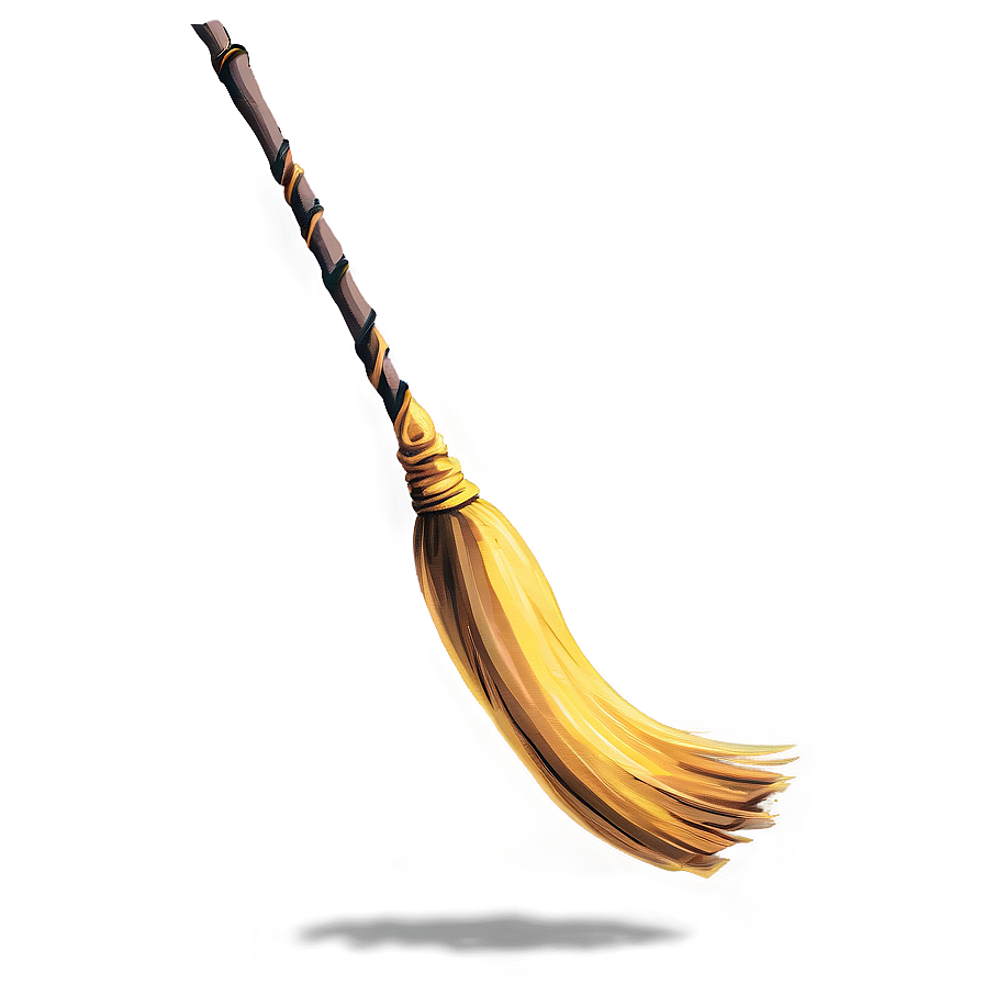 Hufflepuff Flying Broomstick Png 06202024 PNG Image