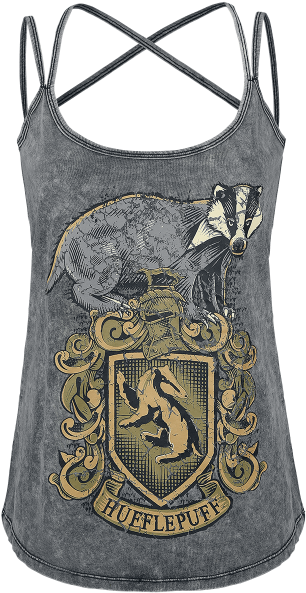 Hufflepuff House Tank Top PNG Image