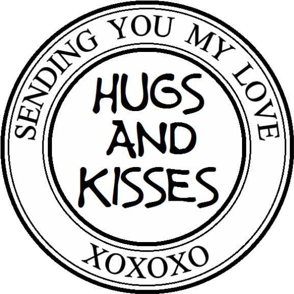 Hugsand Kisses Seal PNG Image