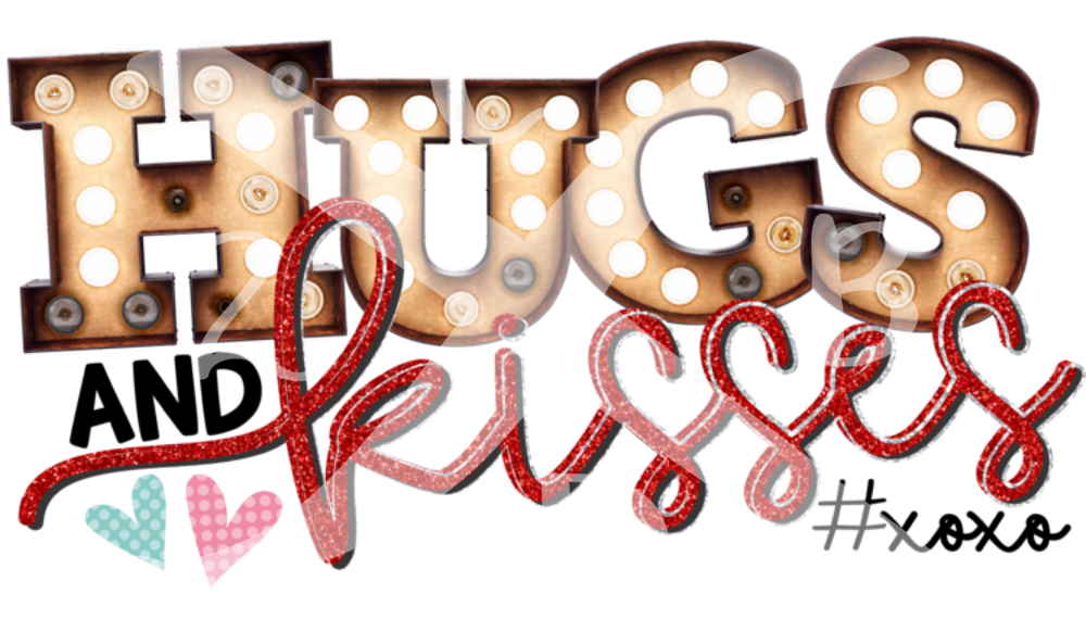 Hugsand Kisses Sign PNG Image