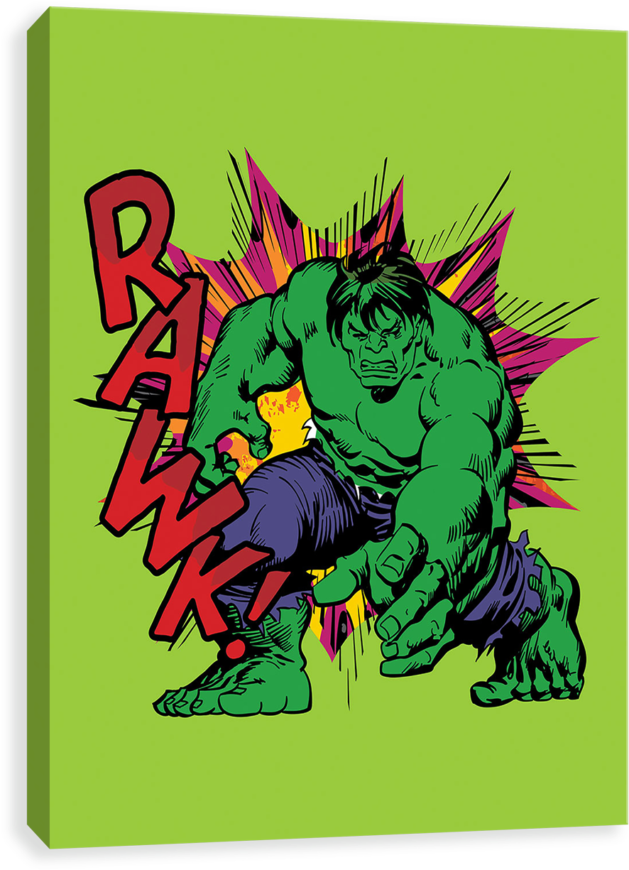 Hulk Comic Style Artwork PNG Image