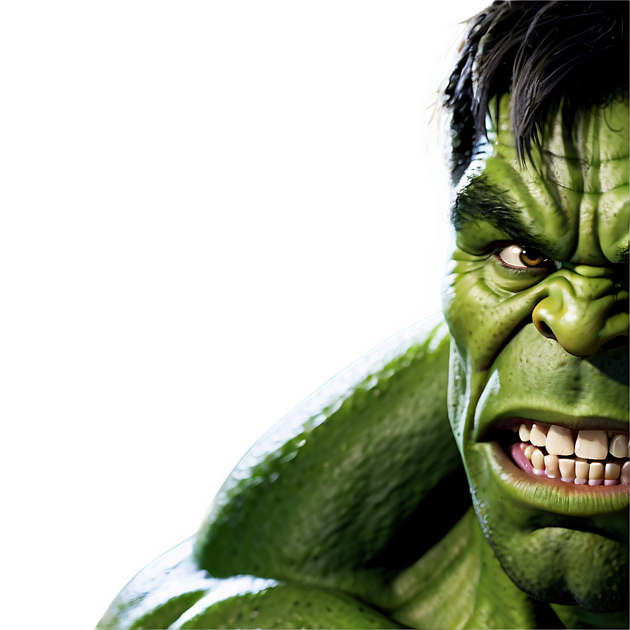 Hulk Face A PNG Image