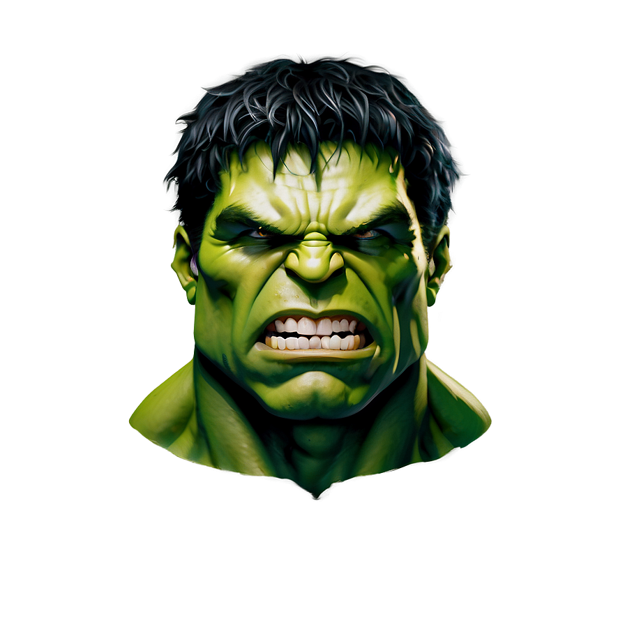 Hulk Face B PNG Image