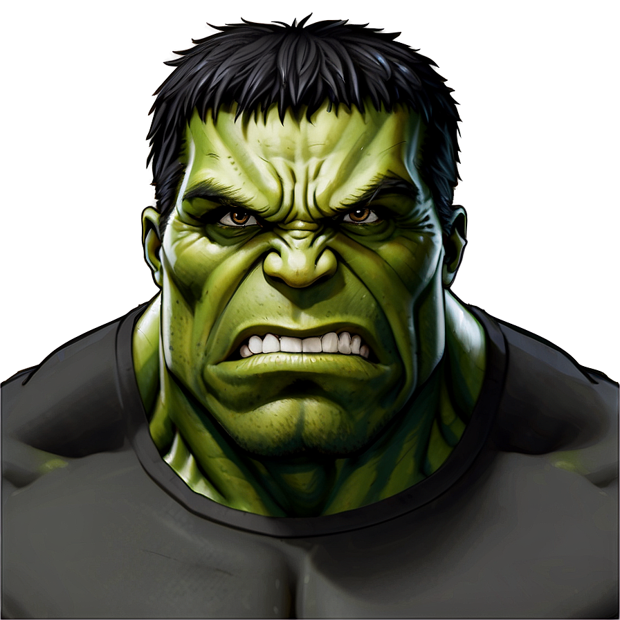 Hulk Face Drawing Png Fqo PNG Image