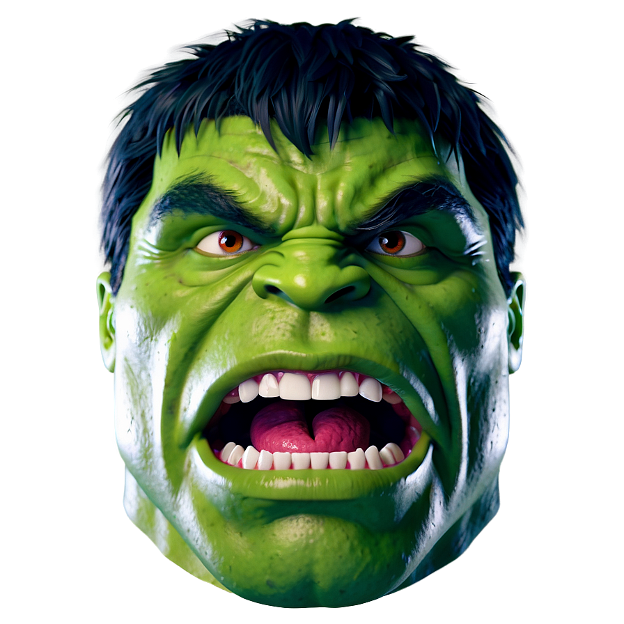 Hulk Face Graphic Png Xtb80 PNG Image