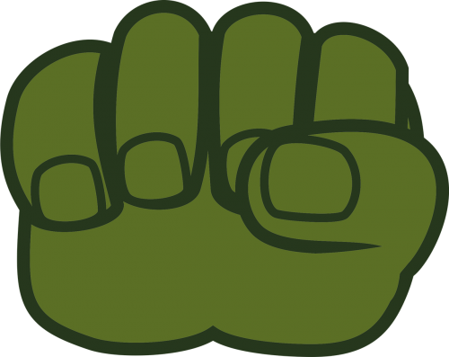 Hulk Fist Logo PNG Image