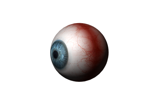 Human Eye Closeup Dark Background PNG Image