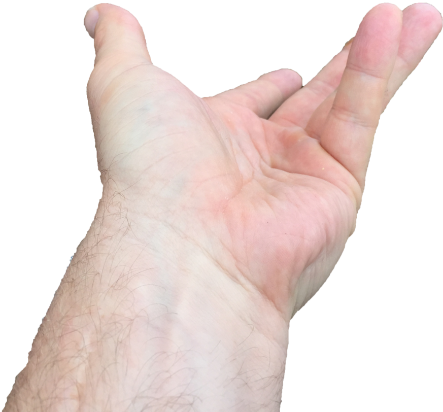 Human Hand Gesture Shaka Sign PNG Image