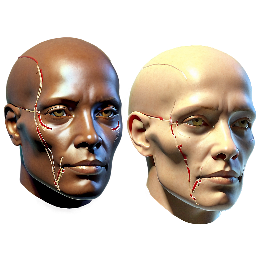 Human Head For Anatomy Study Png Tny98 PNG Image