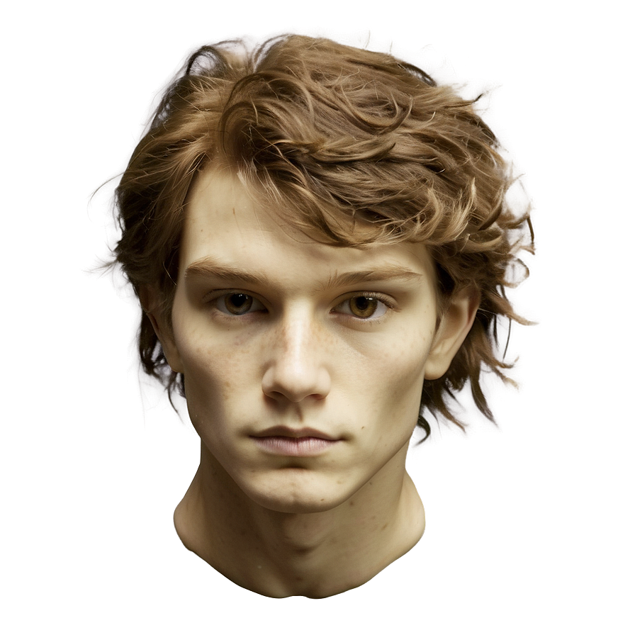 Human Head With Hair Png Rlc PNG Image