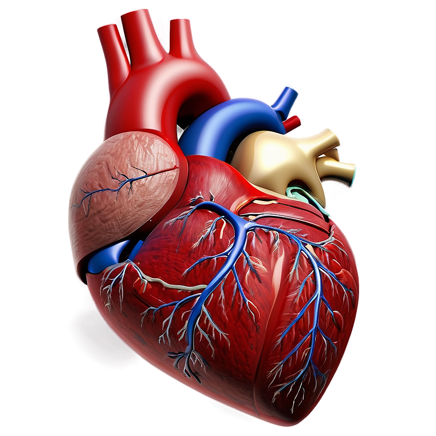 Human Heart Anatomy Diagram Png 82 PNG Image