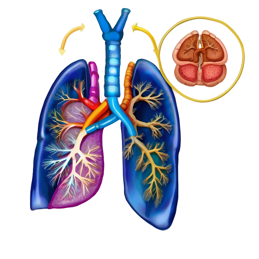 Human Lung Diagram Png 42 PNG Image