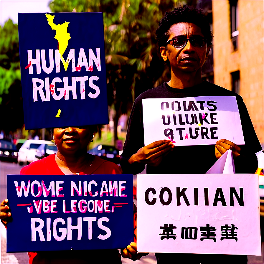 Human Rights Picket Sign Png 40 PNG Image