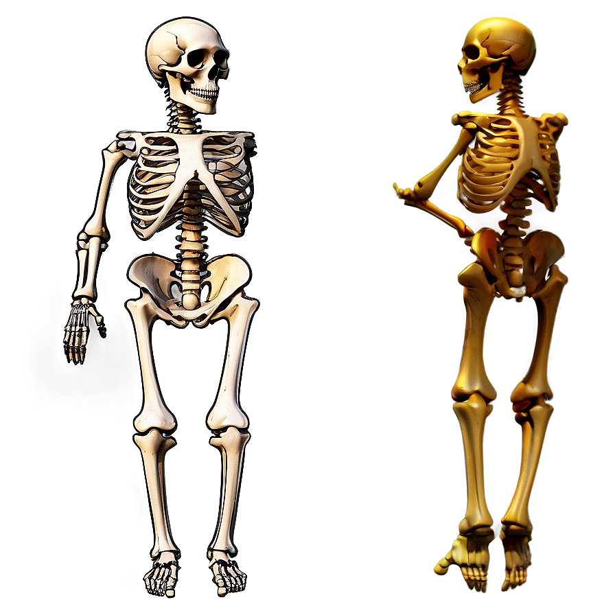 Human Skeleton C PNG Image